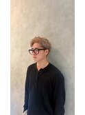 メンズベリーショート刈り上げツーブロックスパイキーショート