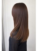 大人美髪ストレート×ナチュラルレイヤー