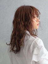 アース 焼津店(HAIR&MAKE EARTH)&nbsp;ピンクブラウン×パーマ