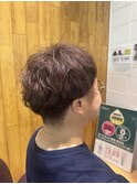 刈り上げパーマ
