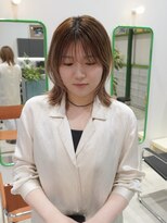 ディッセンバー 伊勢崎(December) レイヤーカット/グレージュ/レイヤーボブ/ミルクティーベージュ