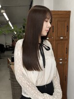 ダーツ(darts) "マツダレン"京都髪質改善縮毛矯正×艶ブラウンストレート