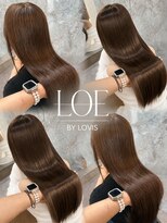 ロエ 大宮(LOE) 縮毛矯正/ストレート/ミルクブラウン/ダウンバング