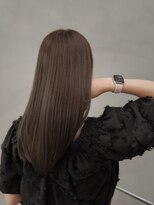 ネイヴィル 銀座(navile)&nbsp;酸性ストレート×グレージュカラー