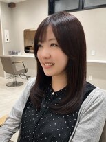 hyon myon/RISEbyREVO 綾瀬店【ヒョンミョン】&nbsp;ハッシュカット/デザインカラー/グレージュ[綾瀬駅/韓国ヘア]