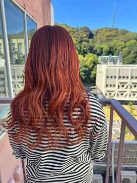 ビアージュ(Viage) #オレンジ #暖色 #ブリーチなし #ロングヘア