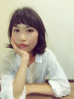 フル(Flu)&nbsp;外ハネくしゃバングスタイル♪
