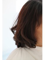 ヘアーシープス hair CCPS&nbsp;ミディアムボブ　マテリアカラー