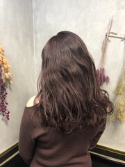 ブリーチなし○Bordeaux brown