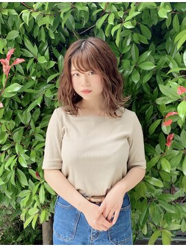 キャラ 池袋本店(CHARA) 波なみミディ【キャラ池袋/chara池袋/池袋/池袋/池袋/佐々木】