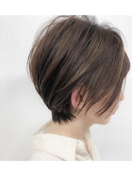 マルクラフ(hair shop Marque Laugh) シフォンベージュショート