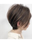 シフォンベージュショート
