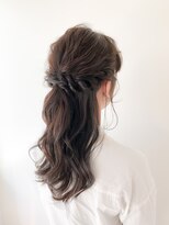 ネイヴィル オモテサンドウ(navile omotesando)&nbsp;【yuka】パーティヘアセット◎ハーフアップスタイル