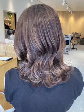 トリート 浦安店(TREAT) 極細ハイライト×ペールベージュ_TREAT浦安