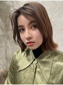 フレンチガーリー/20代30代/ミントベージュ