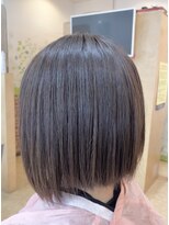 カットハウス はさみの部屋&nbsp;切りっぱなしボブ/前下がり/ストレート/フォギーラテ/前髪あり