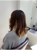 カット+ケアカラー+ポイントカラー+トリートメント