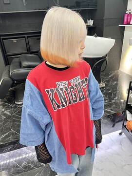 チュダック(ChuDuck) 【◎甘くてカワイイ◎】韓国風《フォックスカラー》ケアブリーチ