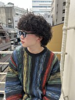 ピープスアンドスー 表参道 渋谷(Peeps&Suu.) メンズカット プードルパーマ アフロ ハードパーマ