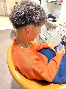 オブジェ シエル(obje't ciel) 【obje't ciel】メンズ/スペインカール/ハイライト【山口紗季】