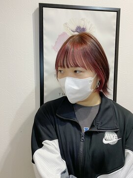 アチェロプラス 幸手店(acero+) フェイスフレーミング×深みピンク