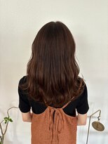 O 20代30代40代☆ブラウン系☆大人可愛いなみなみウェーブロング