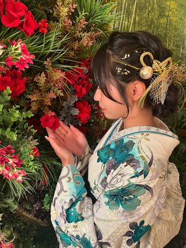 コワファースト 大分(COIFF1RST) 成人式前撮りヘアセット