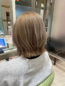ビス ヘア アンド ビューティー 西新井店(Vis Hair＆Beauty) ボブ/ブロンド/ミルクティー/ハイトーン