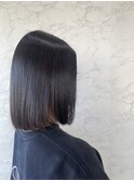 透け感ダークブラウン