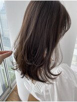 ザックラフィネ(ZACC raffine)&nbsp;ワンカットレイヤー/艶ブラウン/ミディアム