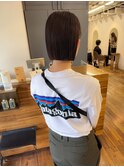 切りっぱなしボブ