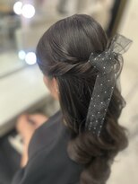 ラモ(RAMO)&nbsp;ハーフツインもどきハーフアップ