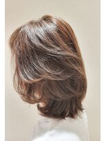 松本平太郎美容室 吉祥寺パートファイブ(PART5)&nbsp;ミディアムレイヤー×イノアカラー×イヤリングカラー