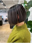 dark highlight × mini bob