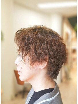 プロメール ショートレイヤー、パーマ