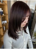 フェイスローレイヤー×チェスナットブラウン