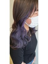 ディフィー 梅田(Defi) 色落ちまで可愛いラベンダー/インナーカラー