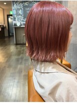 ボレロ(bolero)&nbsp;【bolero】ピンクベージュ×切りっぱなしボブ