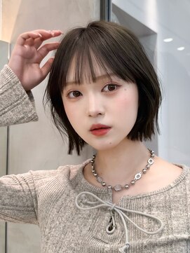 ロンドシエル 横浜(Lond ciel) ぱっつんボブ×外ハネスタイル【横浜】