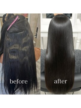 【かがみ】髪質改善トリートメント/修正縮毛矯正［町田駅］