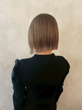 髪質改善/顔周りレイヤーカット/グレージュ[千葉/千葉駅]