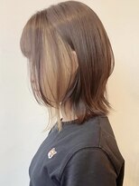 モリオフロムロンドン 原宿本店(morio from London) 【morio原宿】顔まわりレイヤーウルフインナーカラー