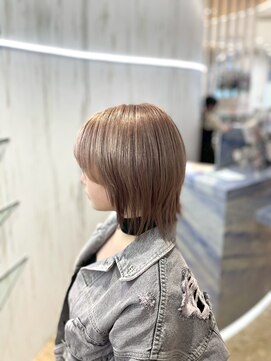 アース 土気あすみが丘店(HAIR&MAKE EARTH) ミルクティーウルフ