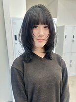 サンド 大阪梅田(sand) ココアベージュ/オリーブグレー/小顔/大阪/梅田/レイヤーカット