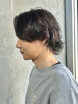 サイクル(CYCLE)&nbsp;MEN'S HAIR/サーフカール/刈り上げセンターパート/伊勢崎