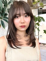 ロビー 表参道(ROBBY) くびれレイヤーカット/ミディアムヘア/シャギー/30代/40代/50代