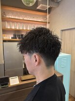 ハロ 蕨(HALO)&nbsp;メンズショートツイスパ【阿部佑香】