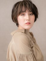 カバーヘア ブリス 志木南口駅前店(COVER HAIR bliss)&nbsp;グレージュ小顔ミストバングフェイスフレーミングW志木20代30代