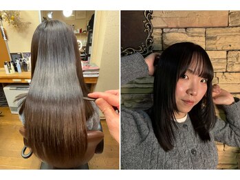 シンラヘアー(SINRAhair)の写真/話題の長門政和さんプロデュース[METEOストレート][メテオカラー][メテオアルカリ酸熱トリートメント]導入!
