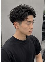 ニュイメン 茨木店(nui MEN)&nbsp;波巻きツイストスパイラル/リバースセンターパート/茨木